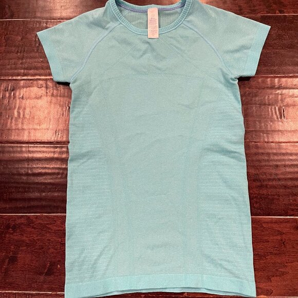 Ivivva Other - Ivivva by Lululemon Girls Short Sleeve Workout Tee, Blue, Size 10